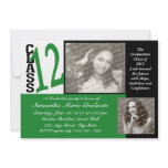 Graduation Class of 2012/ Green Personalized Announcement