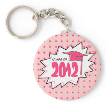 Graduation Class Of 2012 - Pop Art Comic Book Keychains
