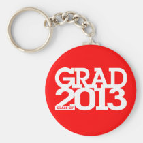 Graduation Class Of 2013 Keychain Red 1 keychains