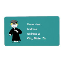 Graduation Class of Personalized Custom Shipping Labels