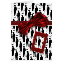 Graduation congratulations for men greeting cards