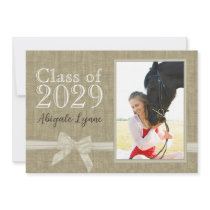 Graduation Country Sweetheart Photo Invites
