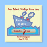 Graduation Cruise Magnet magnets