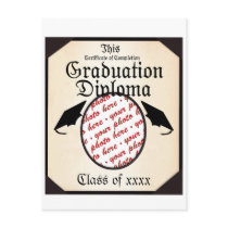Graduation Diploma Photo Frame Post Cards