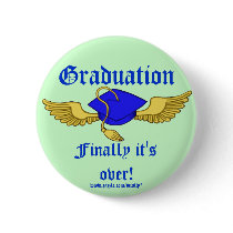 Graduation funny button