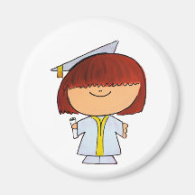 Graduation Girl Refrigerator Magnet