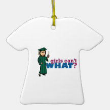 Graduation Girls Christmas Tree Ornament
