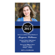 Graduation Invitation Class of 2011 Photo Cards