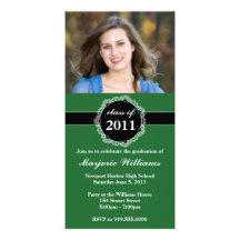 Graduation Invitation Class of 2011 Picture Card