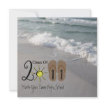 Graduation Invitation - Flip Flops & Ocean Waves