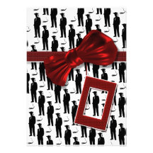 Graduation invitations - mens graduate party