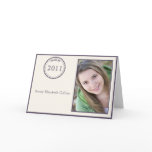 Graduation Medallion Invitation-plum cards