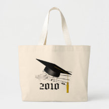 Graduation Music Tote Bag
