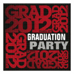 Graduation Party Invitation 2012 Red 2