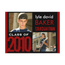 Graduation Party Invitation Postcards
