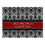 Graduation Party Invitation Postcards Red
