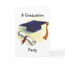 Graduation Party Invitation Template Greeting Cards