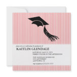 Graduation Party Invitation with Cap and Tassel