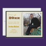 Graduation Party Yellow Photo Invitation invitations