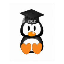 Graduation Penguin Postcards