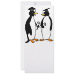 Graduation Penguins Cartoon Personalized Announcement