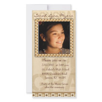 Graduation Photo Card / Announcement template