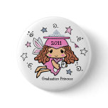 Graduation Princess Pin buttons