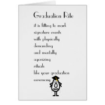 Graduation Rite Greeting Card
