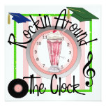 Graduation Rockin' Around the Clock Party - SRF Personalized Invites