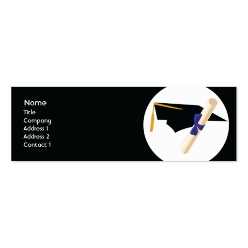 Graduation - Skinny Business Card