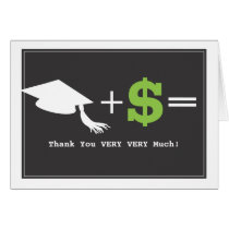 Graduation Thank You Card cards