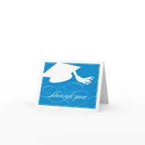 Graduation Thank You Card  |  Blue