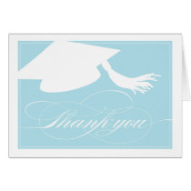 Graduation Thank You Card  |  Blue cards