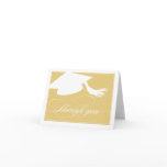Graduation Thank You Card  |  Gold