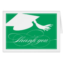 Graduation Thank You Card  |  Green cards