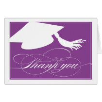 Graduation Thank You Card  |  Purple cards