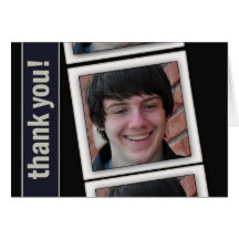 Graduation thank you greeting card