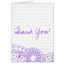 Graduation Thank You Greeting Card