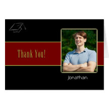 Graduation Thank You Photo Card