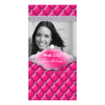 Graduation Tufted Satin Jewellery Sweet 16 Pink 2 Picture Card