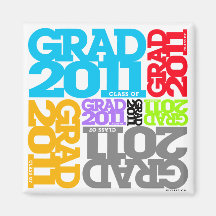 Graduations Class of 2011 Magnet Colours