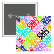 Graduations Class Of 2013 Colors Button buttons