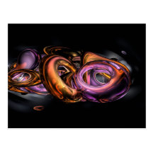 Graffiti Abstract Postcard