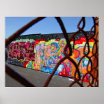 Graffiti and Chains Print