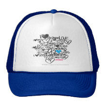 Graffiti Aqua Trucker Hat