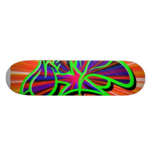 Graffiti art sk8board skate board decks