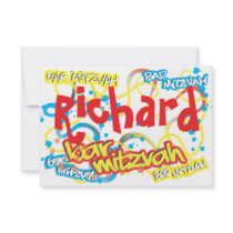 Graffiti Bar Mitzvah RSVP