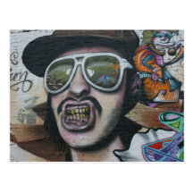 Graffiti, Berlin, Allemagne Cartes Postales