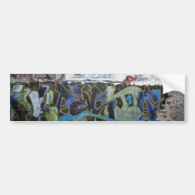 Graffiti, Berlin, Germany Bumper Sticker