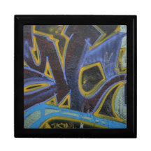 Graffiti, Berlin, Germany Jewelry Box
